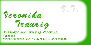 veronika traurig business card